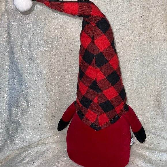 NWT BUNDLE of TWO Rae Dunn Christmas JOYFUL & MERRY Buffalo Check Gnomes - Picture 10 of 12